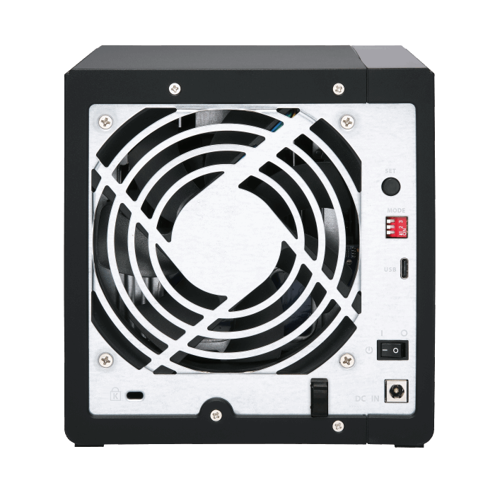 QNAP TR-004 Expansion Unit Back View (I/O ports)