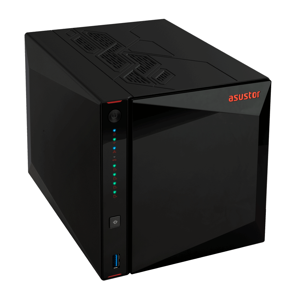 ASUSTOR Nimbustor Series AS5404T NAS Side View 4