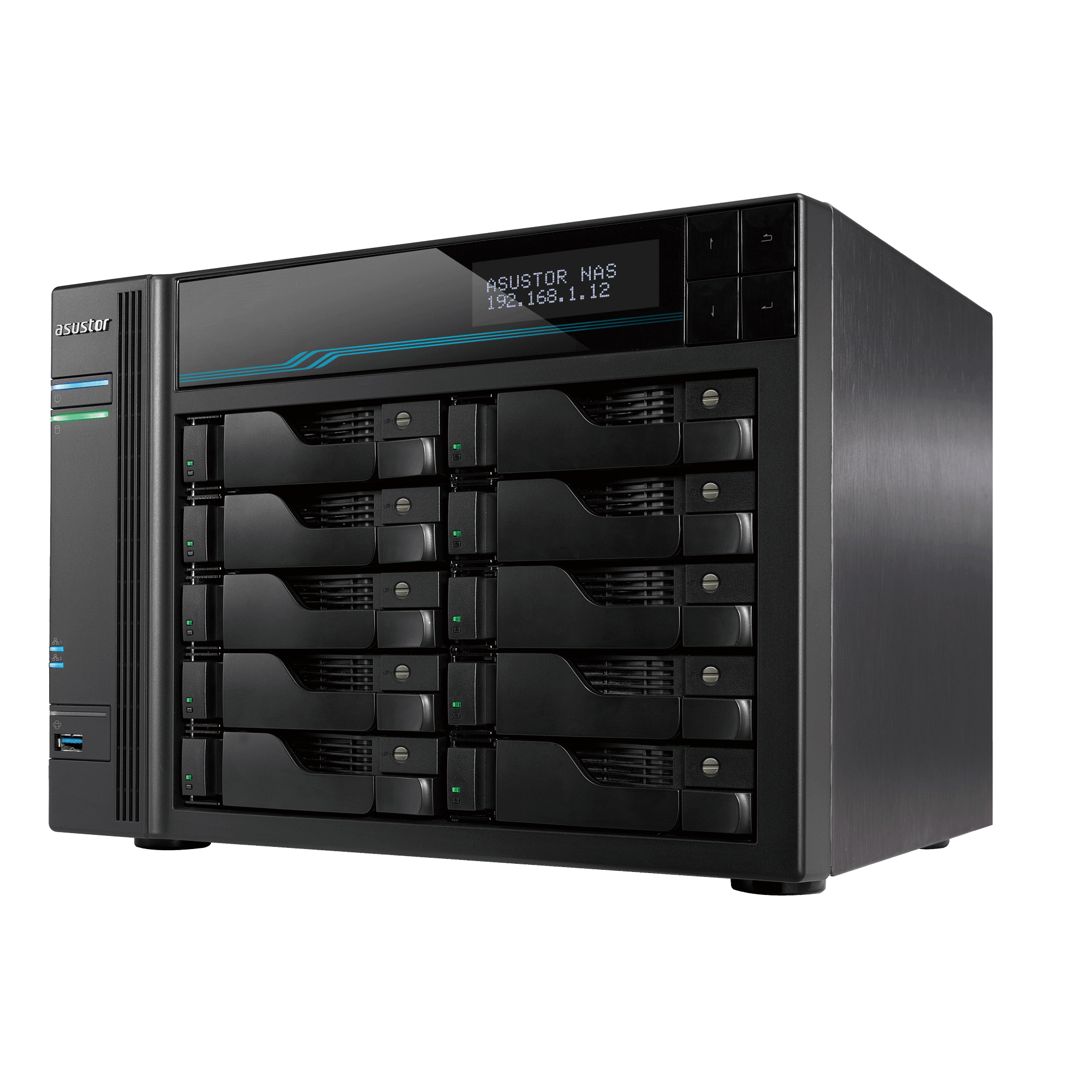 ASUSTOR Lockerstor Series AS6510T NAS Front View