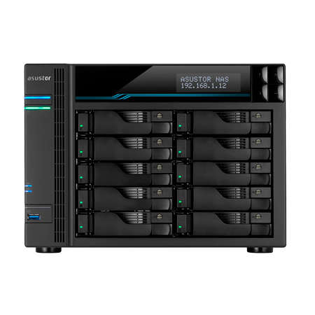 ASUSTOR Lockerstor Series AS6510T NAS Side View 3