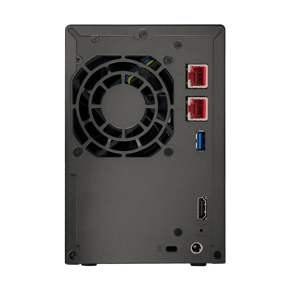 ASUSTOR Lockerstor Series AS6702T NAS Back View (I/O ports)