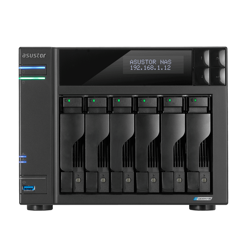 ASUSTOR Lockerstor Series AS6706T NAS Side View 3