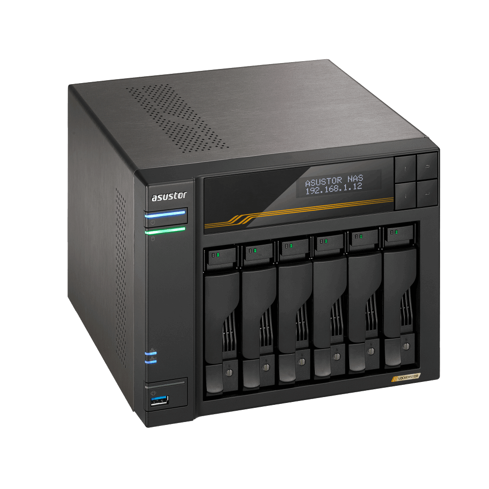 ASUSTOR Lockerstor Series AS6806T NAS Side View 4