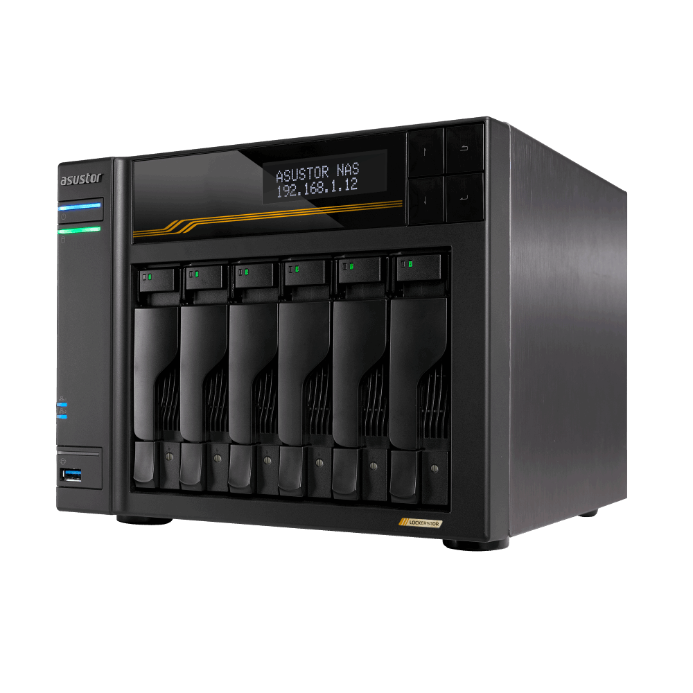 ASUSTOR Lockerstor Series AS6806T NAS Front View