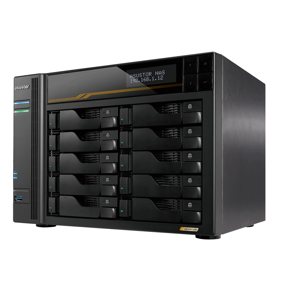 ASUSTOR Lockerstor Series AS6810T NAS Front View