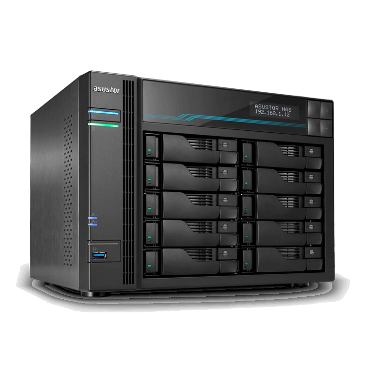 ASUSTOR Lockerstor Series AS7110T NAS Side View 4