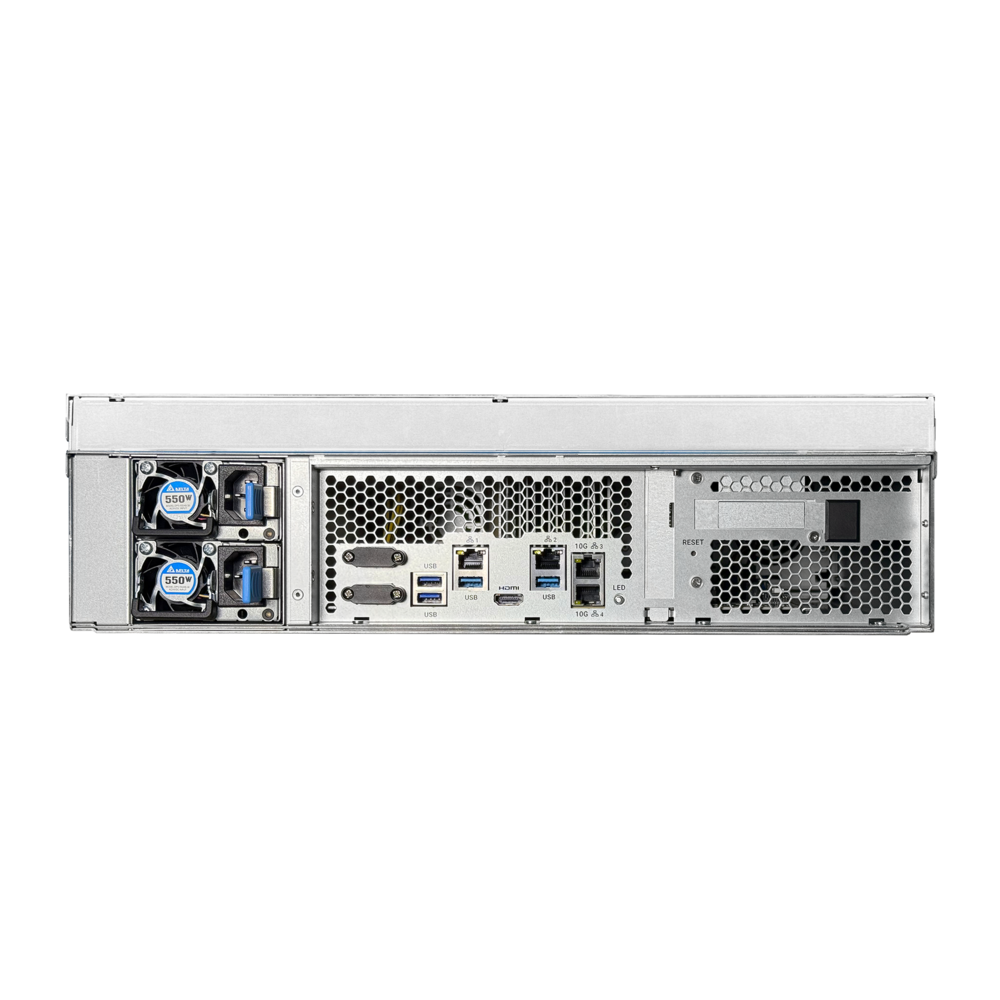 ASUSTOR AS7216RDX NAS Back View (I/O ports)