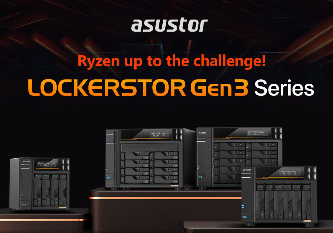 Asustor Lockerstor Gen3 Series storage devices 