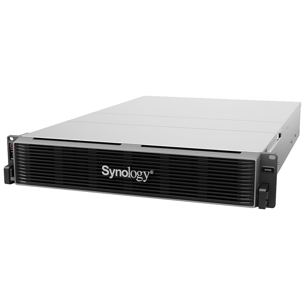 Synology DP7400 NAS Angled front view