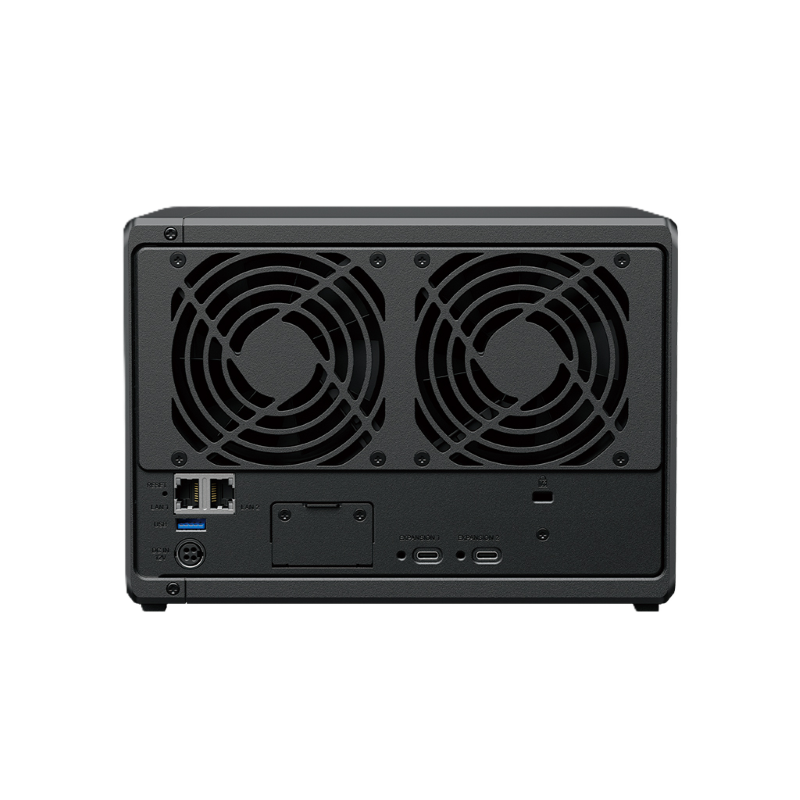 Synology DS1525+ NAS Back View (I/O ports)