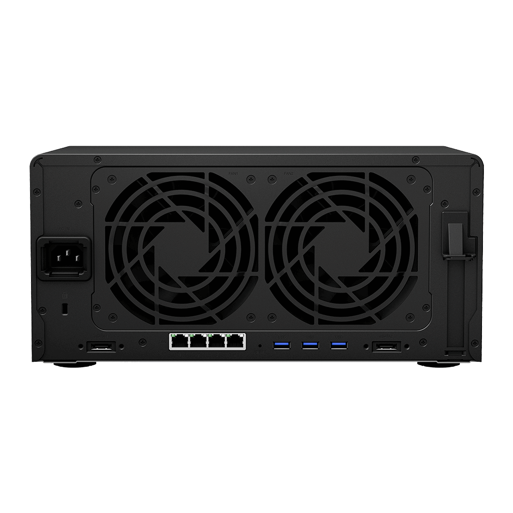 SYNOLOGY Plus series DS1821+ NAS Back View (I/O ports)