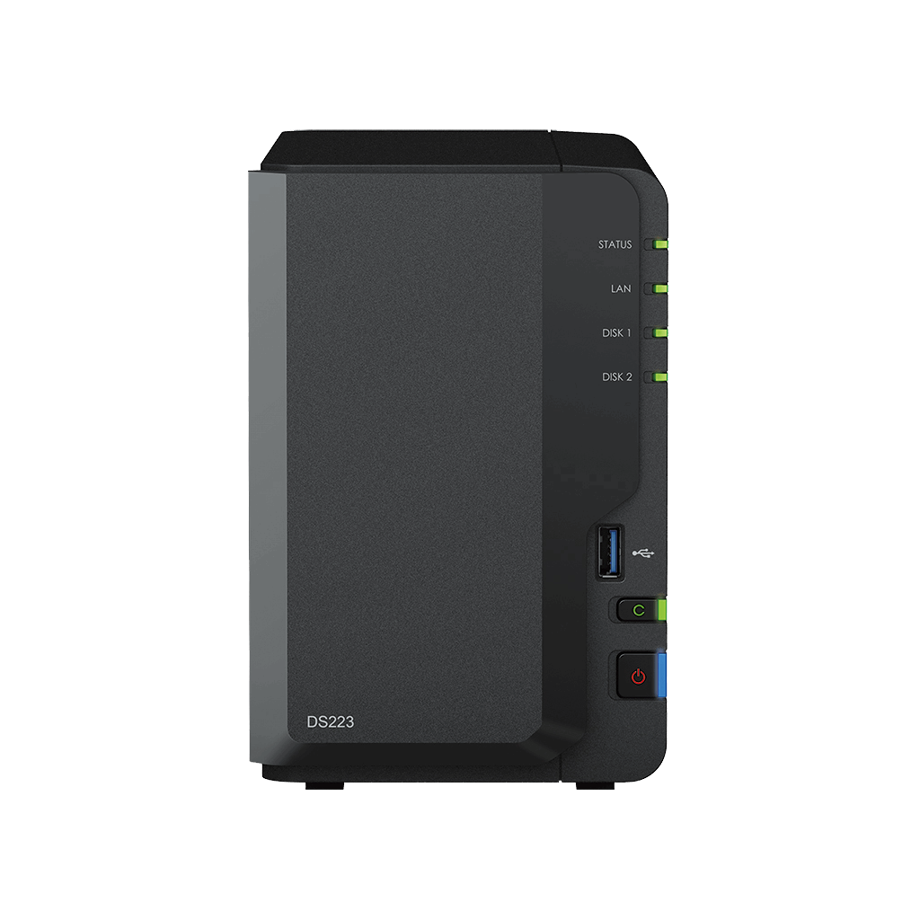 SYNOLOGY Value series DS223 NAS Side View 4