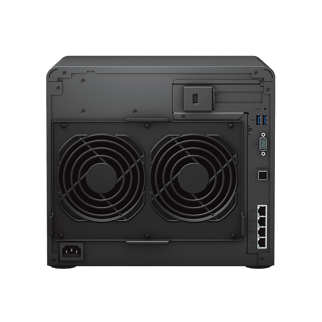 SYNOLOGY Plus series DS2422+ NAS Back View (I/O ports)