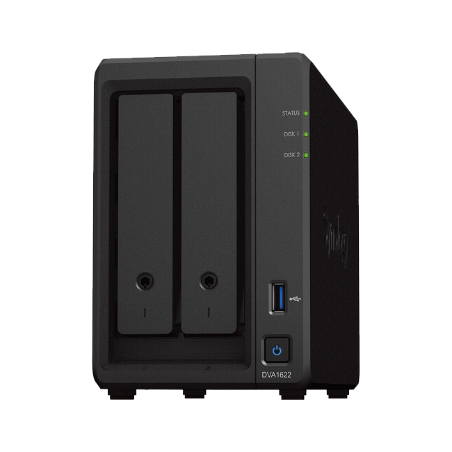 SYNOLOGY Surveillance Series DVA1622 NVR for Surveillance Front View