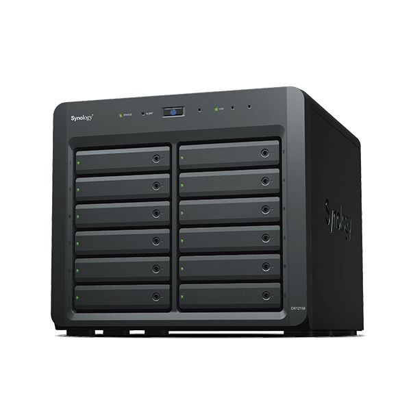SYNOLOGY DX1215ii Expansion Unit Front View