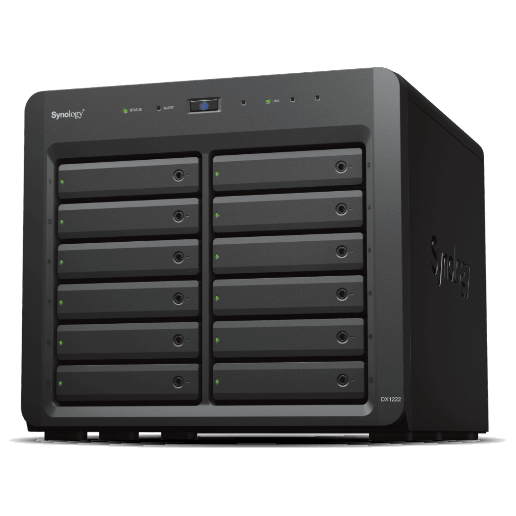 SYNOLOGY DX1222 Expansion Unit Front View