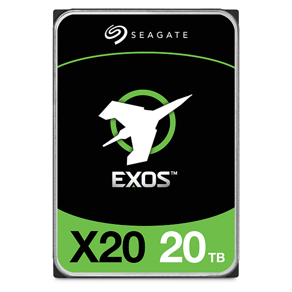 Seagate Exos Series ST20000NM007D Hard Drive Front View