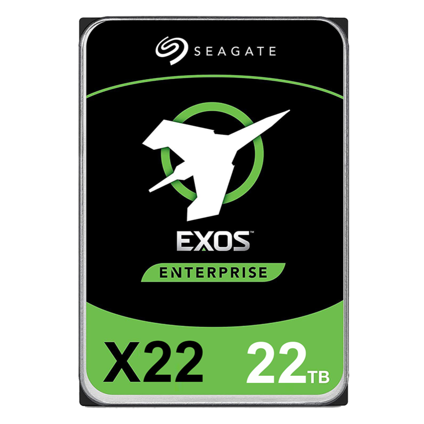 Seagate Exos Series ST22000NM001E Hard Drive Front View