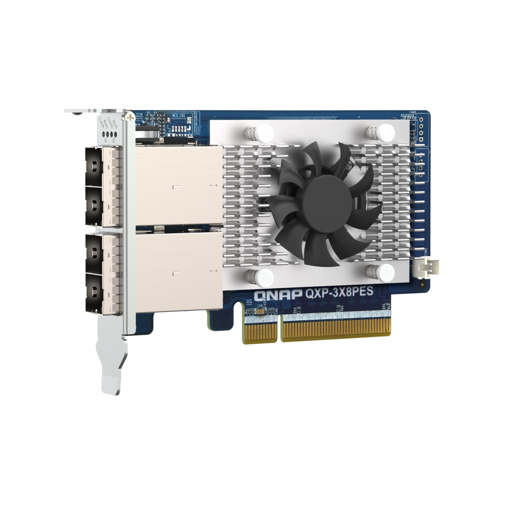 QNAP QXP-3X8PES Expansion Card Front View