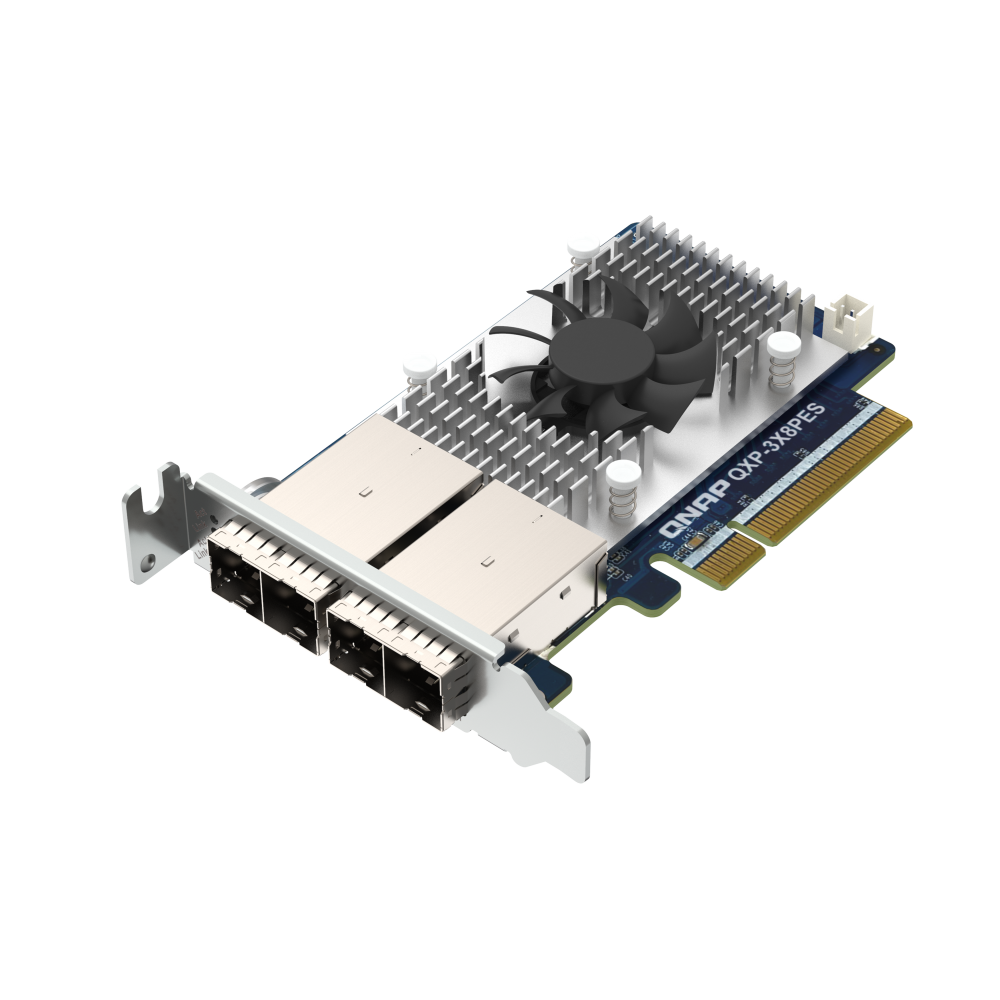 QNAP QXP-3X8PES Expansion Card Side View 3