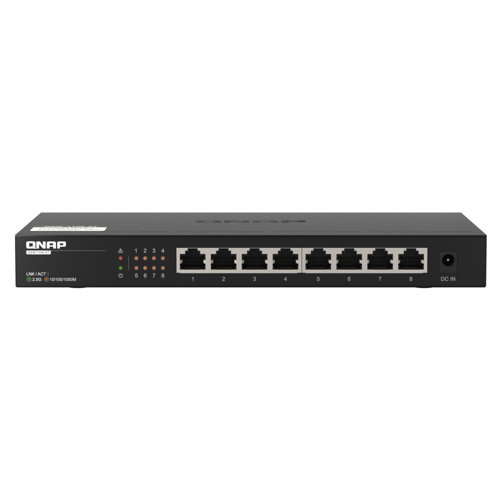 QNAP QSW-1108-8T Switch Side View 3