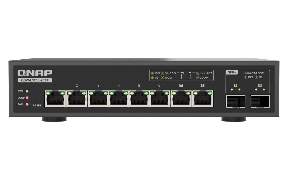QNAP Switch  QSW-L3208-2C6T