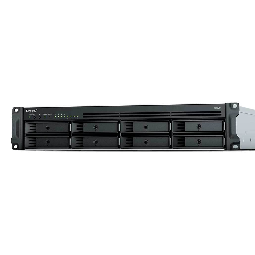 SYNOLOGY Plus series RS1221RP+ NAS Front View