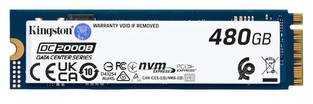 KINGSTON M.2 PCIe NVMe SSD SEDC2000BM8/480G