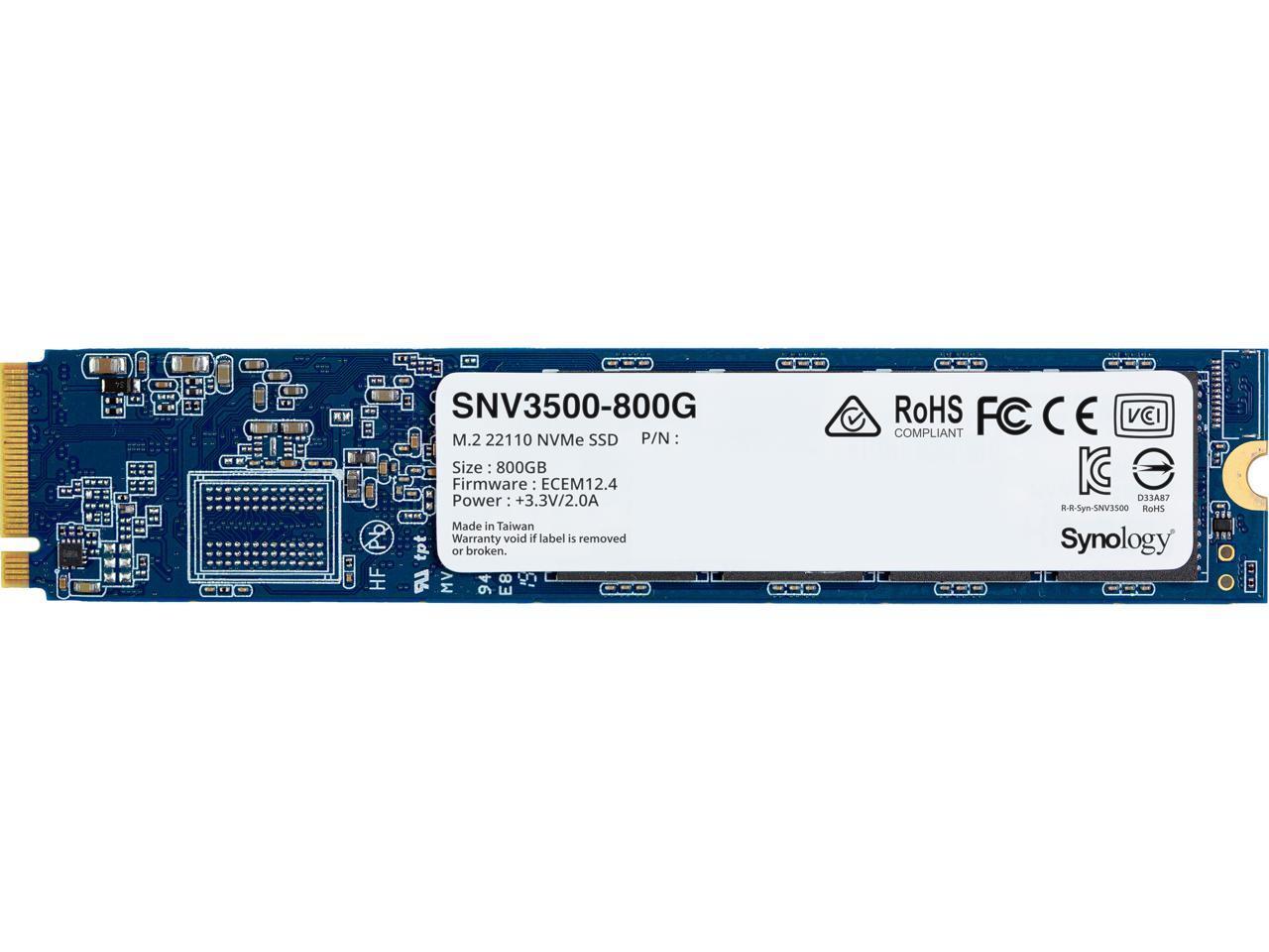 SYNOLOGY M.2 PCIe NVMe SSD SNV3500-800G