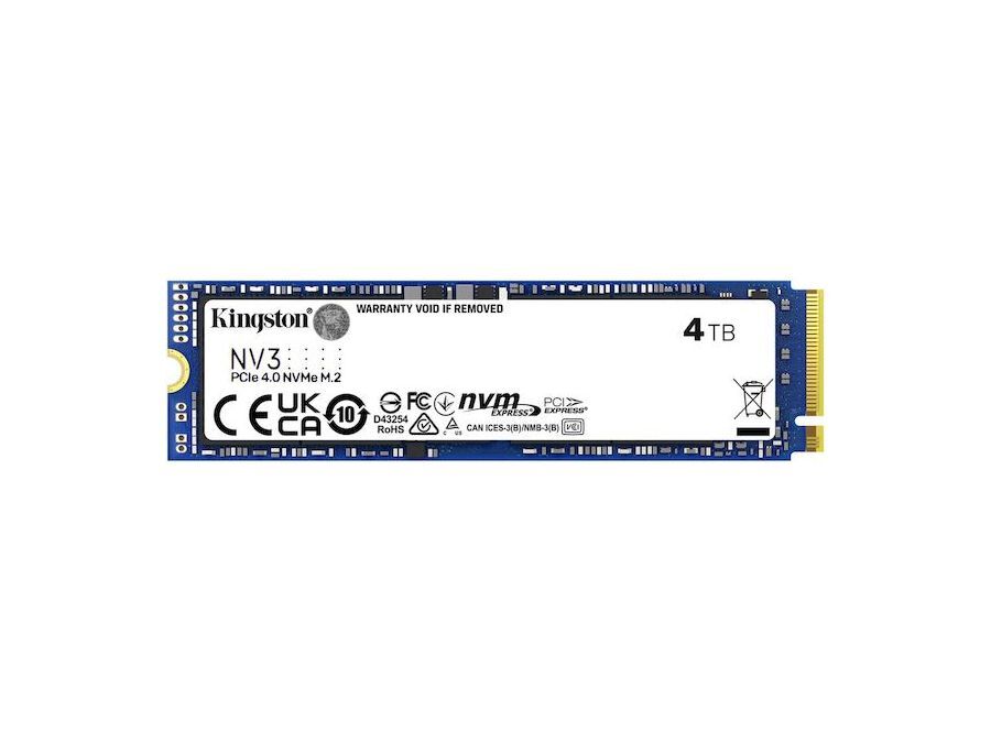 KINGSTON  M.2 PCIe NVMe SSD SNV3S/4000G