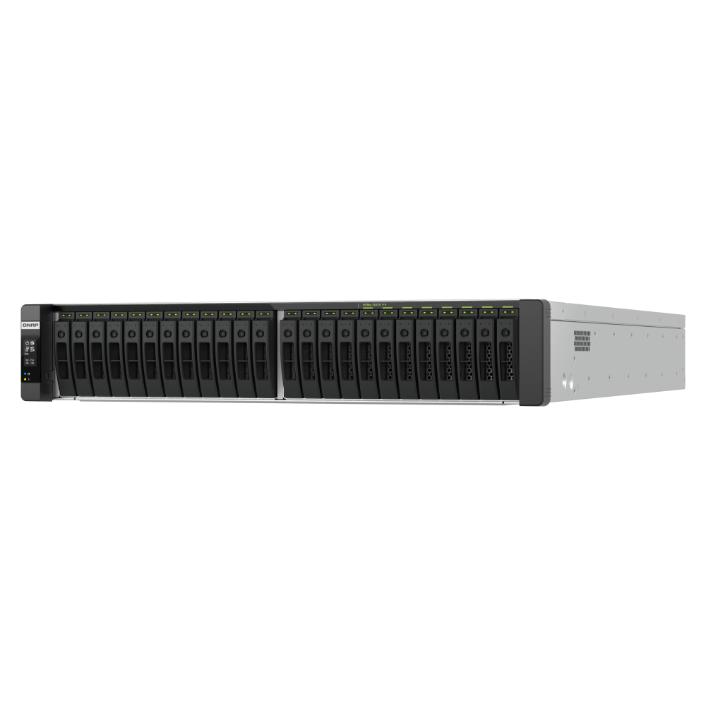 QNAP TDS-h2489FU-R2-4314-256G NAS Angled Front View