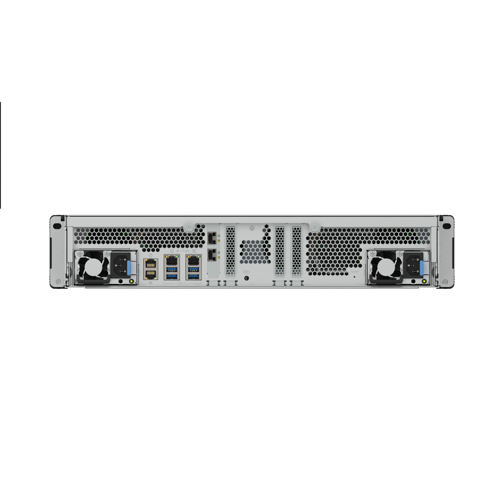 QNAP TDS-h2489FU-R2-4314-512G NAS Back View (I/O ports)