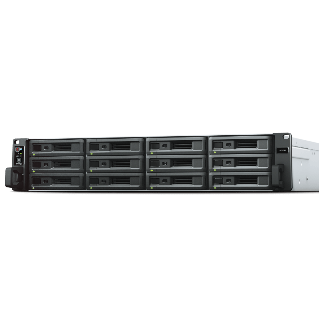 SYNOLOGY iSCSI/FC SAN Series UC3200 NAS Front View