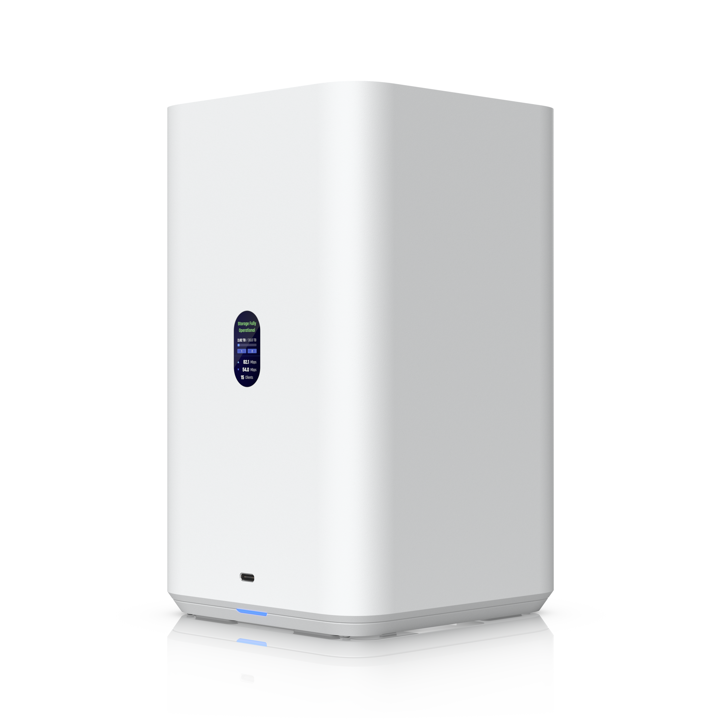 Ubiquiti UNAS-2-W NAS Angled Front View