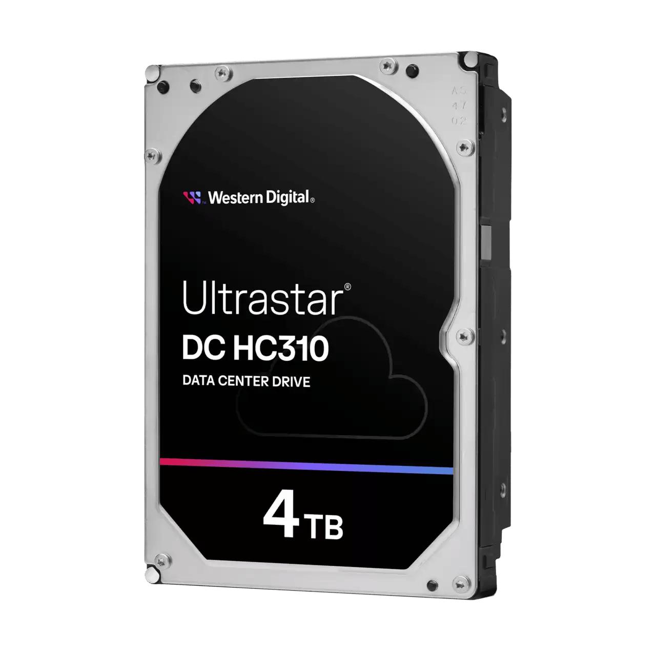 WD Ultrastar Series DC HC310 0B36040 Hard Drive Front View