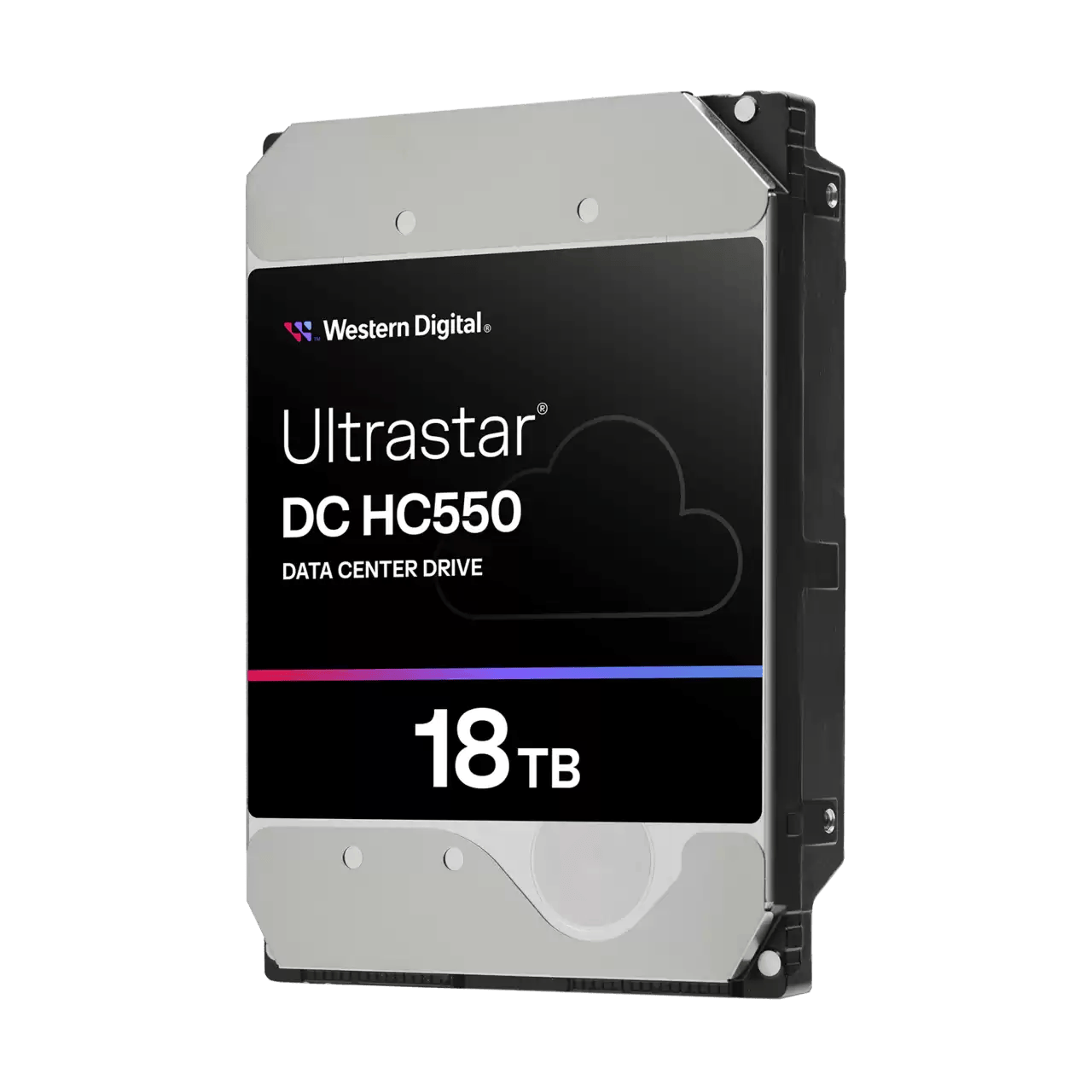 WD Ultrastar Series DC HC550 0F38459 Hard Drive Front View