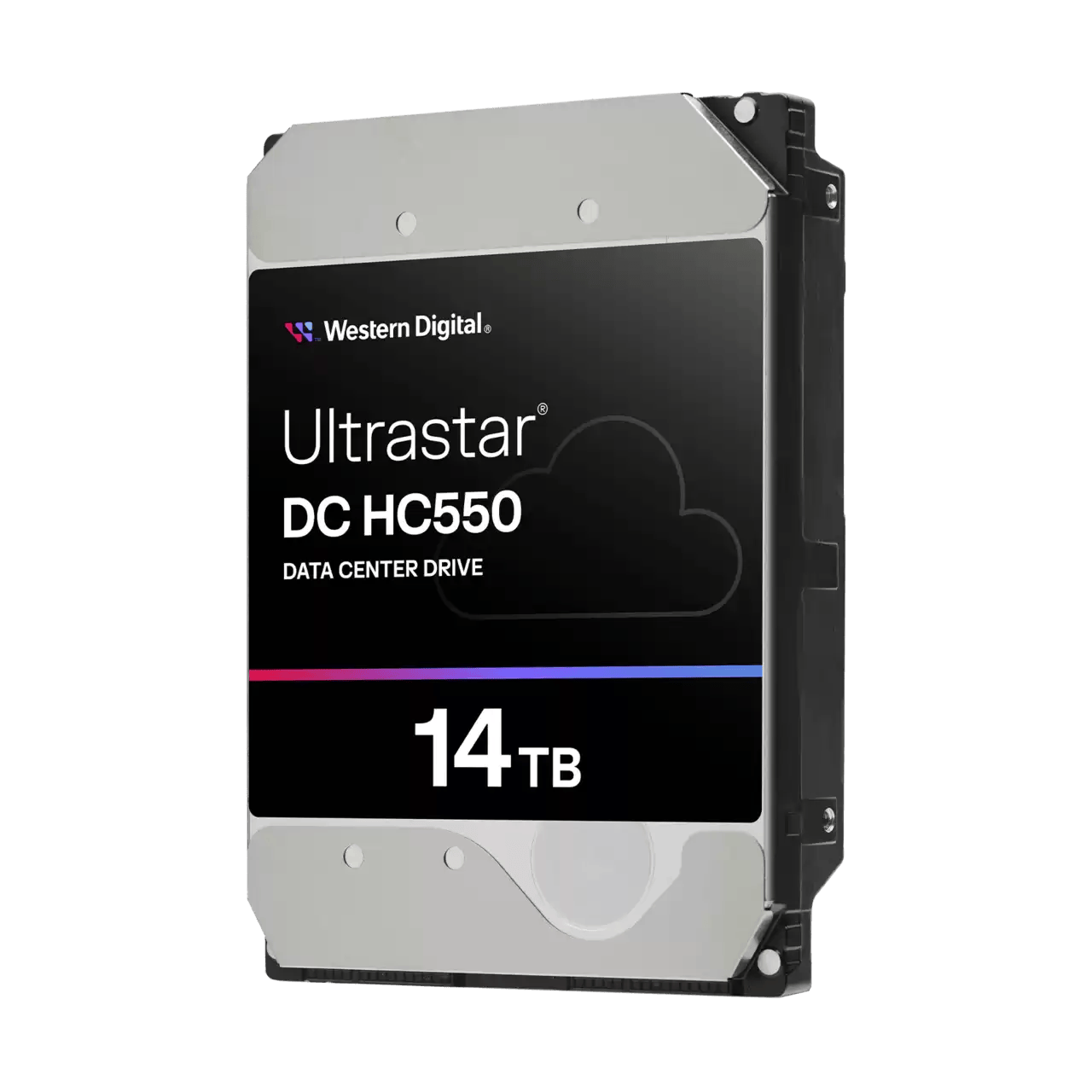 WD Ultrastar Series DC HC550 0F38581 Hard Drive Front View