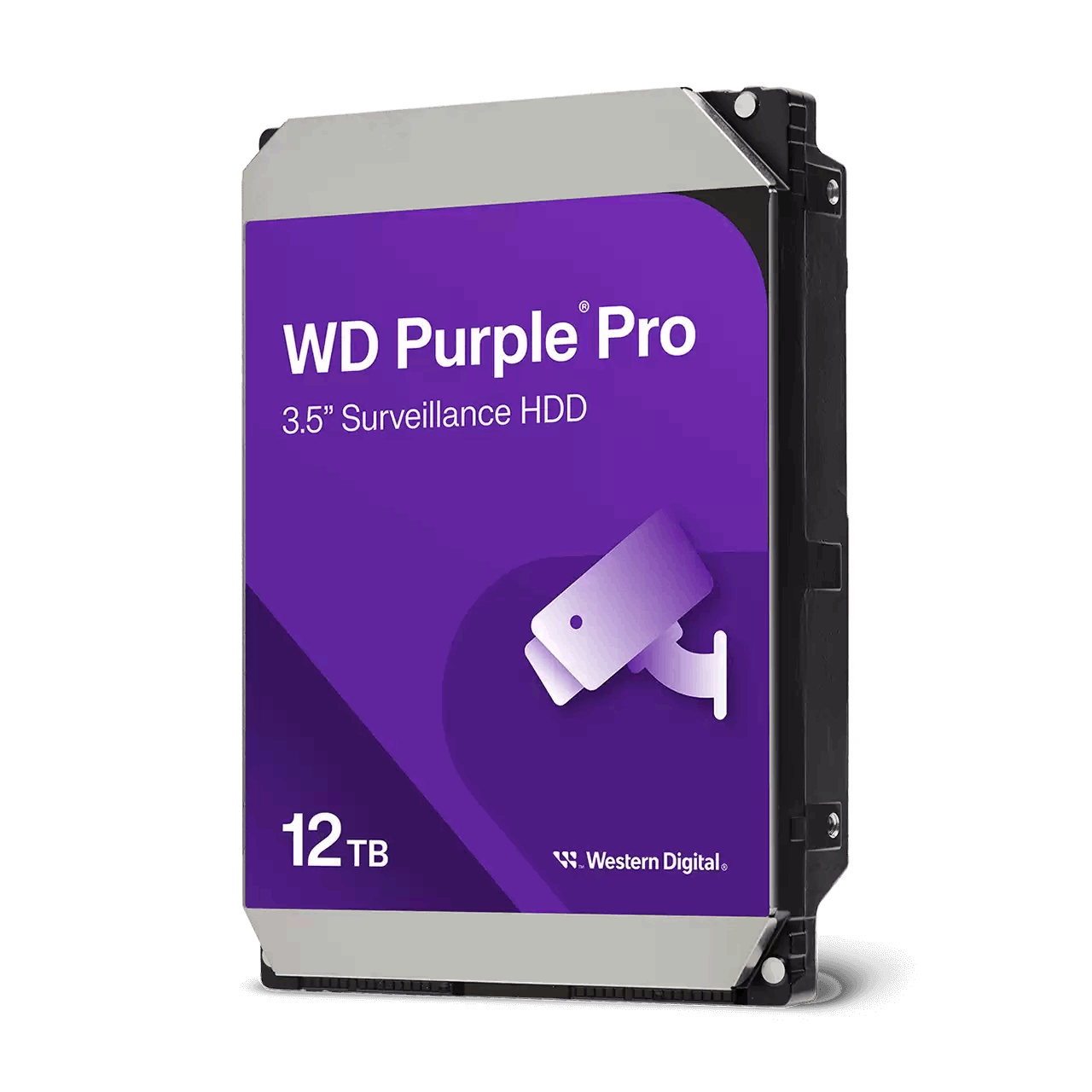 WD Purple Pro Series WD122PURP Hard Drive Front View