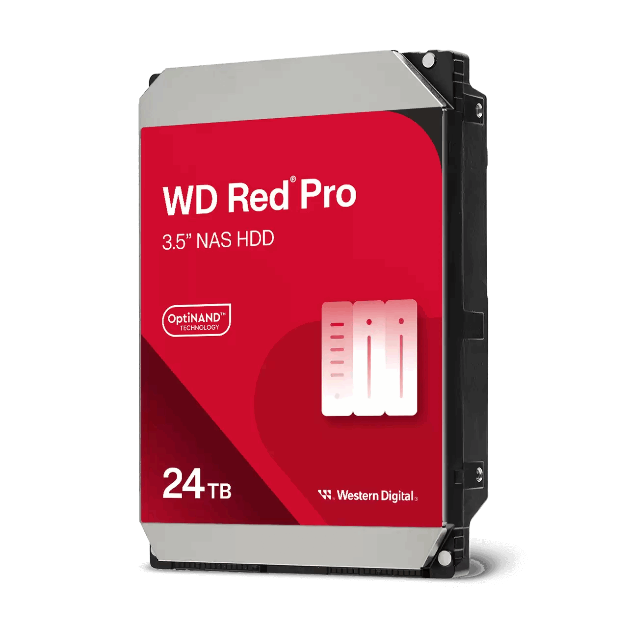 WD Red Pro Series WD240KFGX Hard Drive Front View