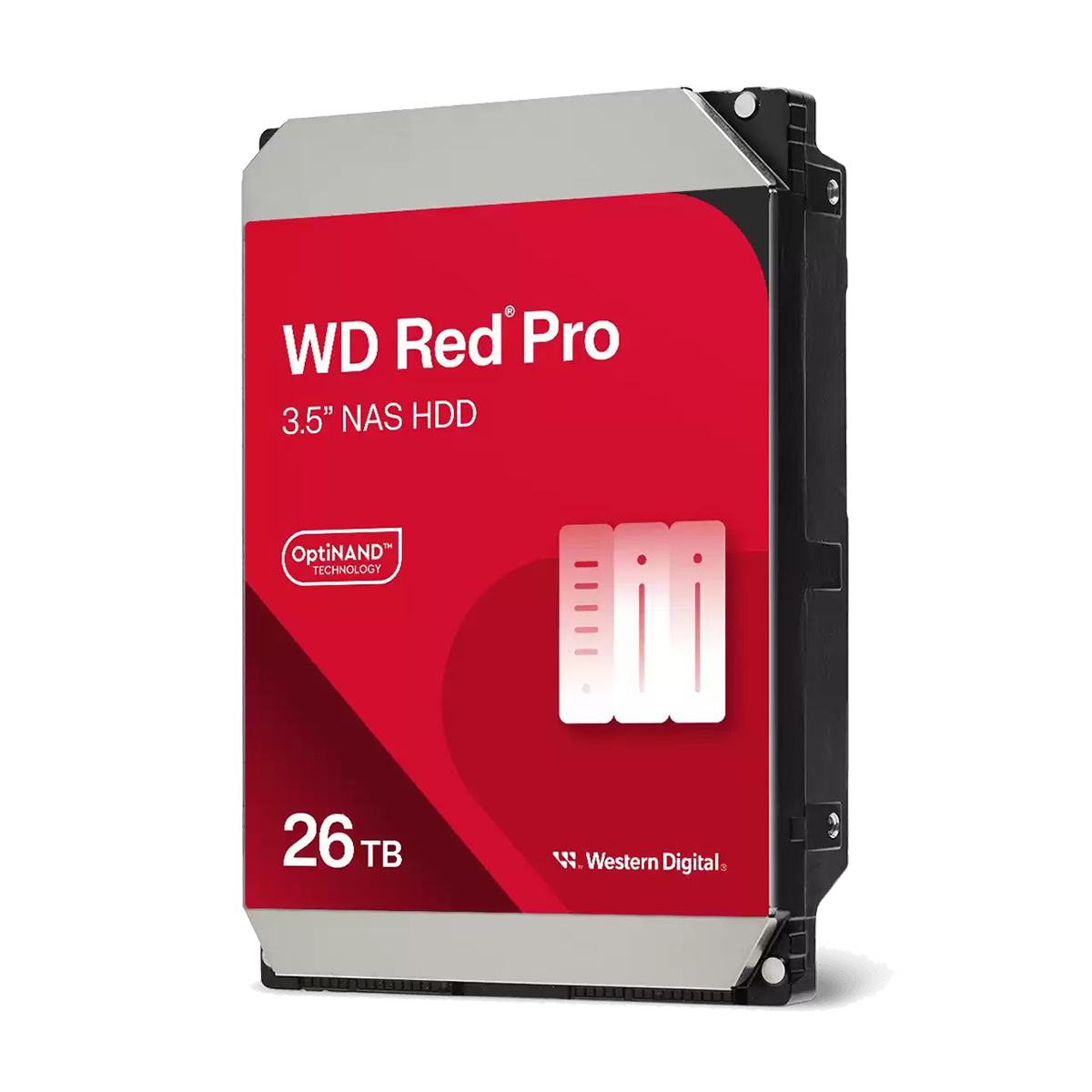 WD Red Pro Series WD260KFGX  Hard Drive Front View