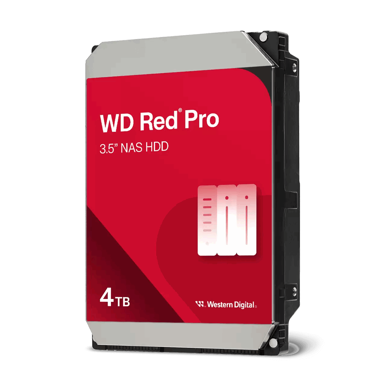 WD Red Pro Series WD4005FFBX Hard Drive Front View