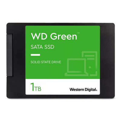 WD Green Series WDS100T3G0A SATA SSD Front View