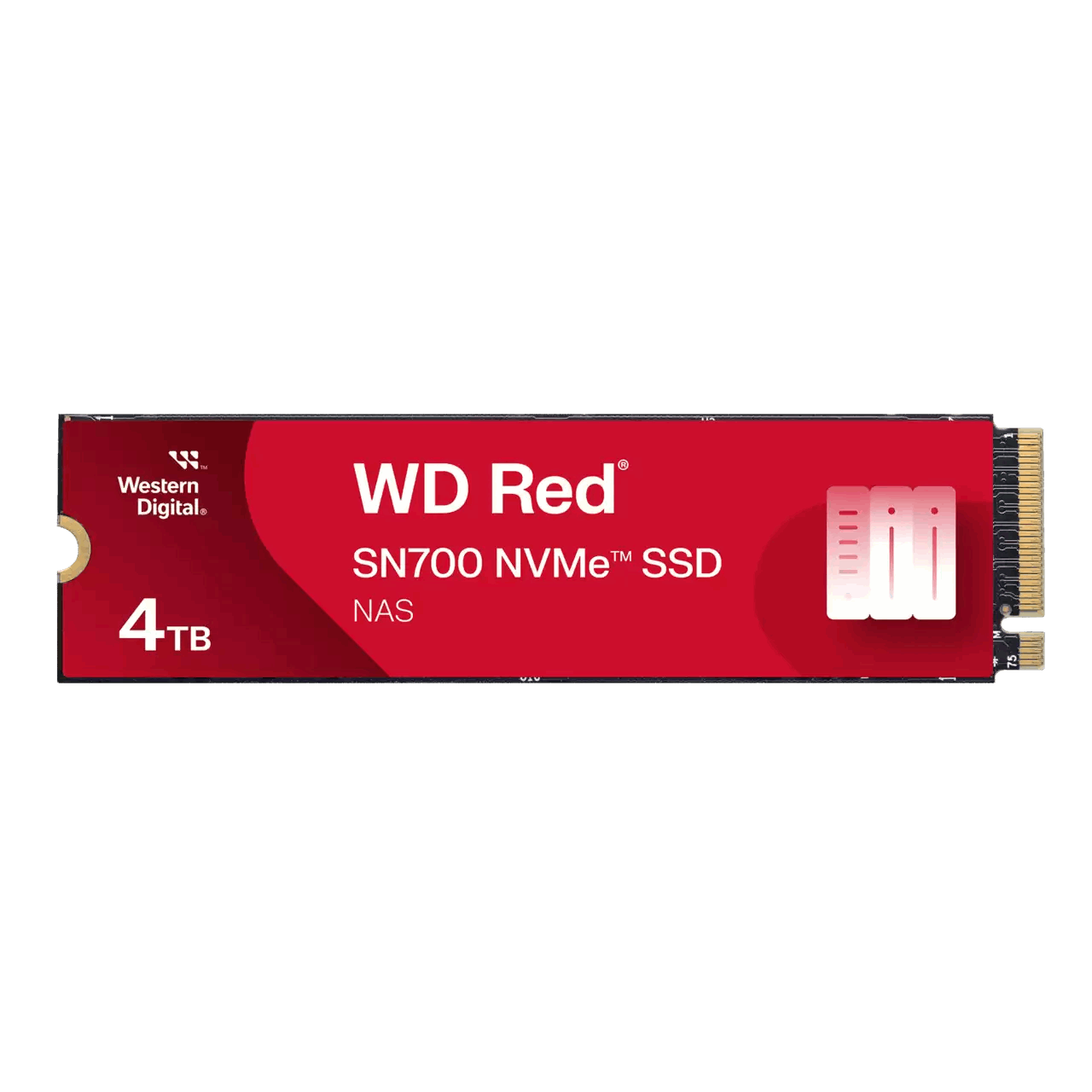 WD Red Series WDS400T1R0C SSD Front View