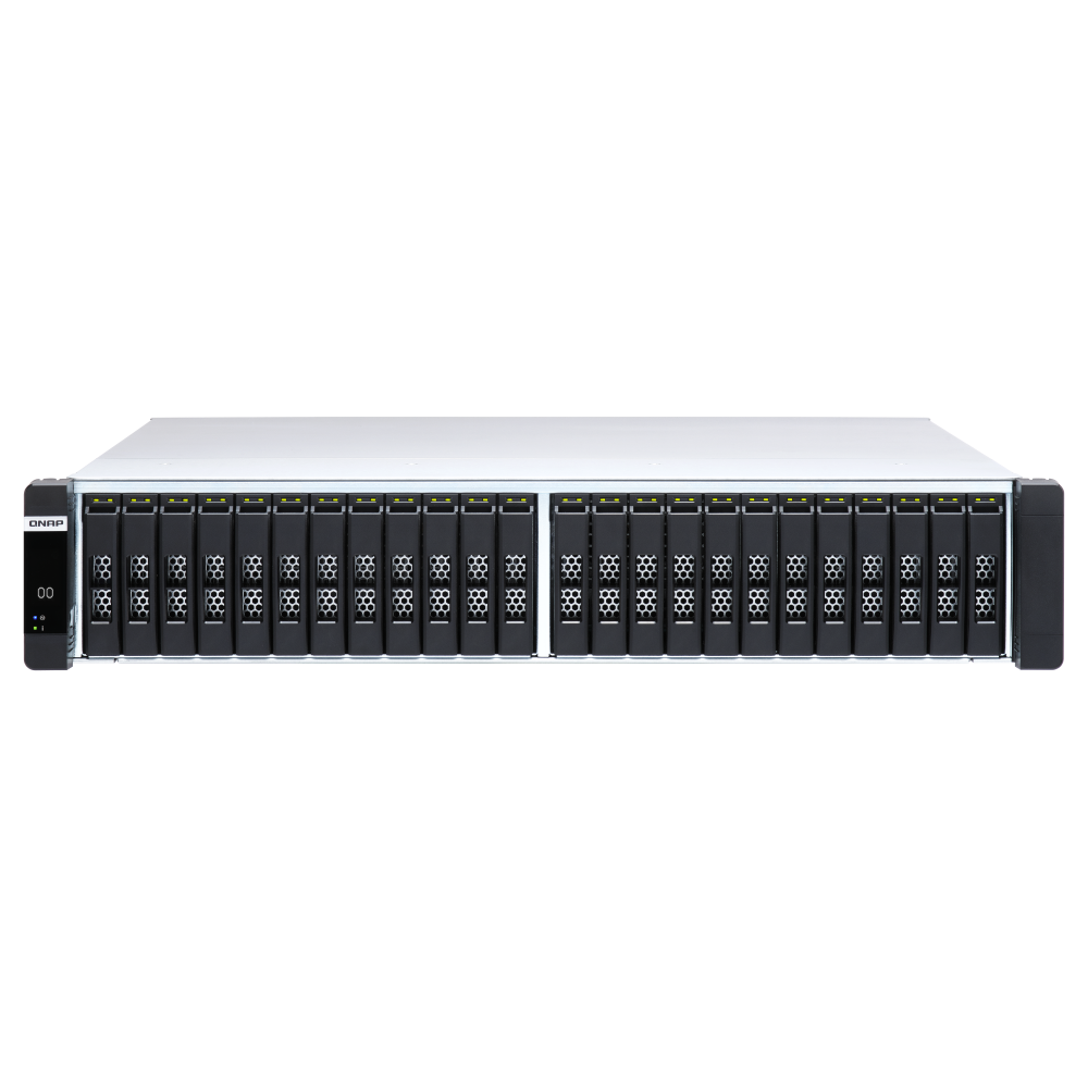 QNAP ES2486dc-2142IT-96G NAS Side View 3