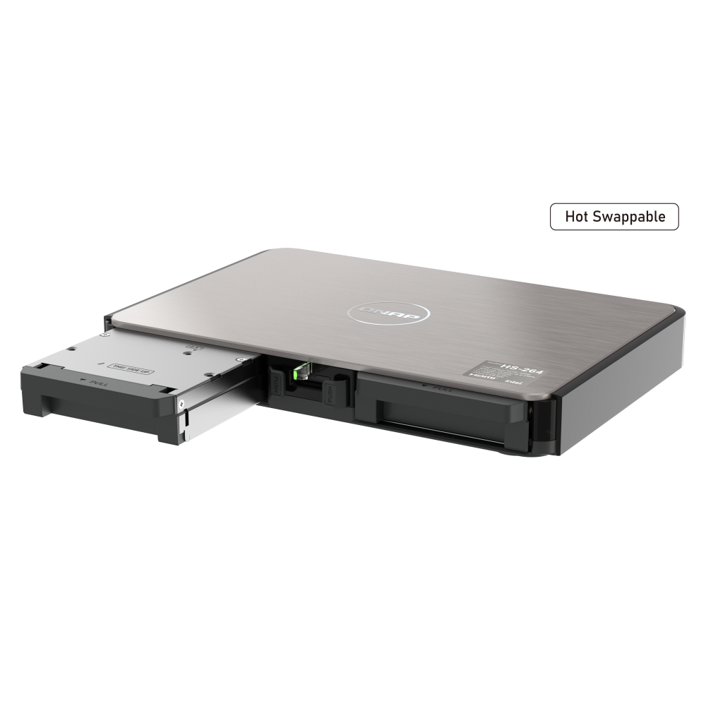 QNAP HS-264-8G NAS Side View 4