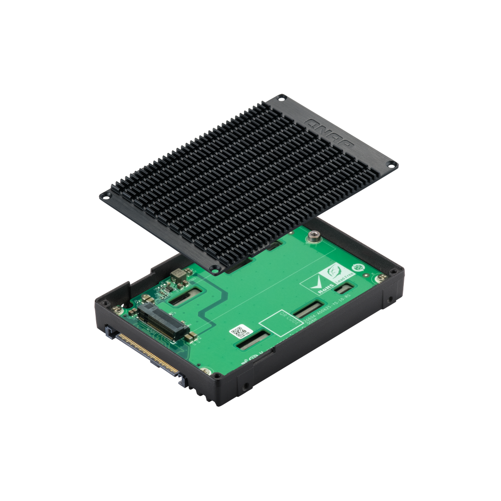 QNAP QDA-UMP4 Expansion Card Back View (I/O ports)