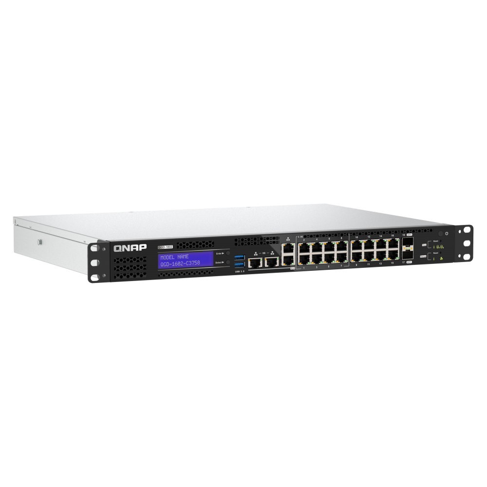 QNAP QGD-1602-C3558-8G Switch Side View 4