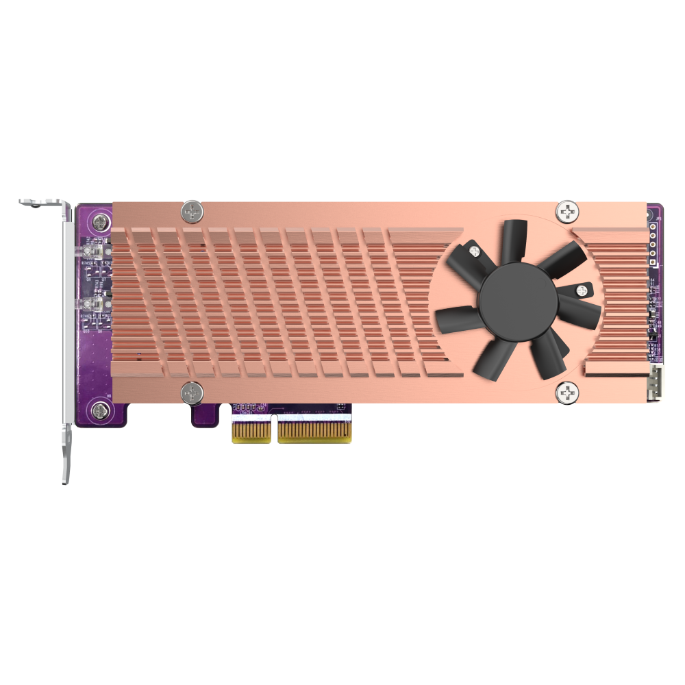 QNAP QM2-2P-244A Expansion Card Side View 5