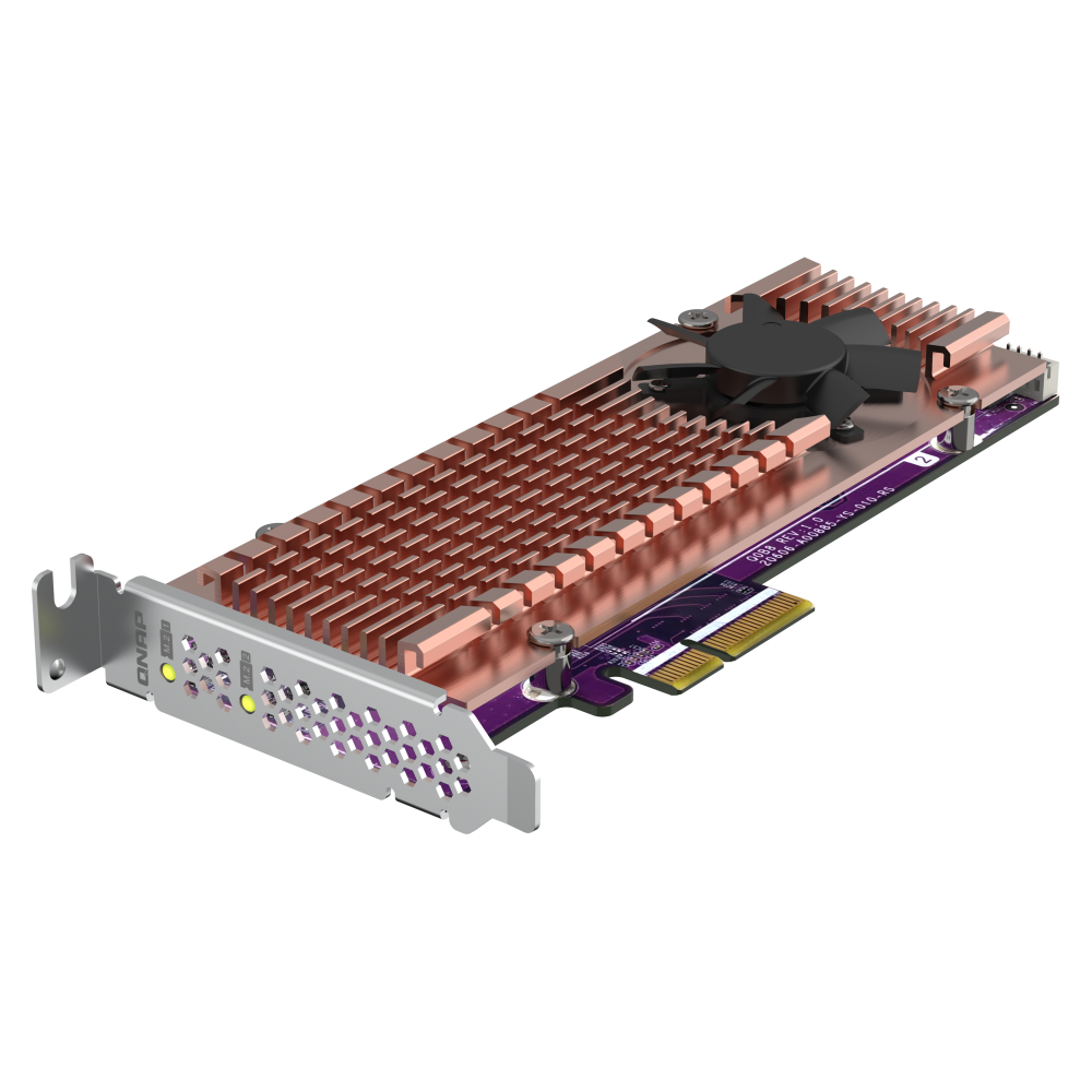 QNAP QM2-2P-244A Expansion Card Side View 3