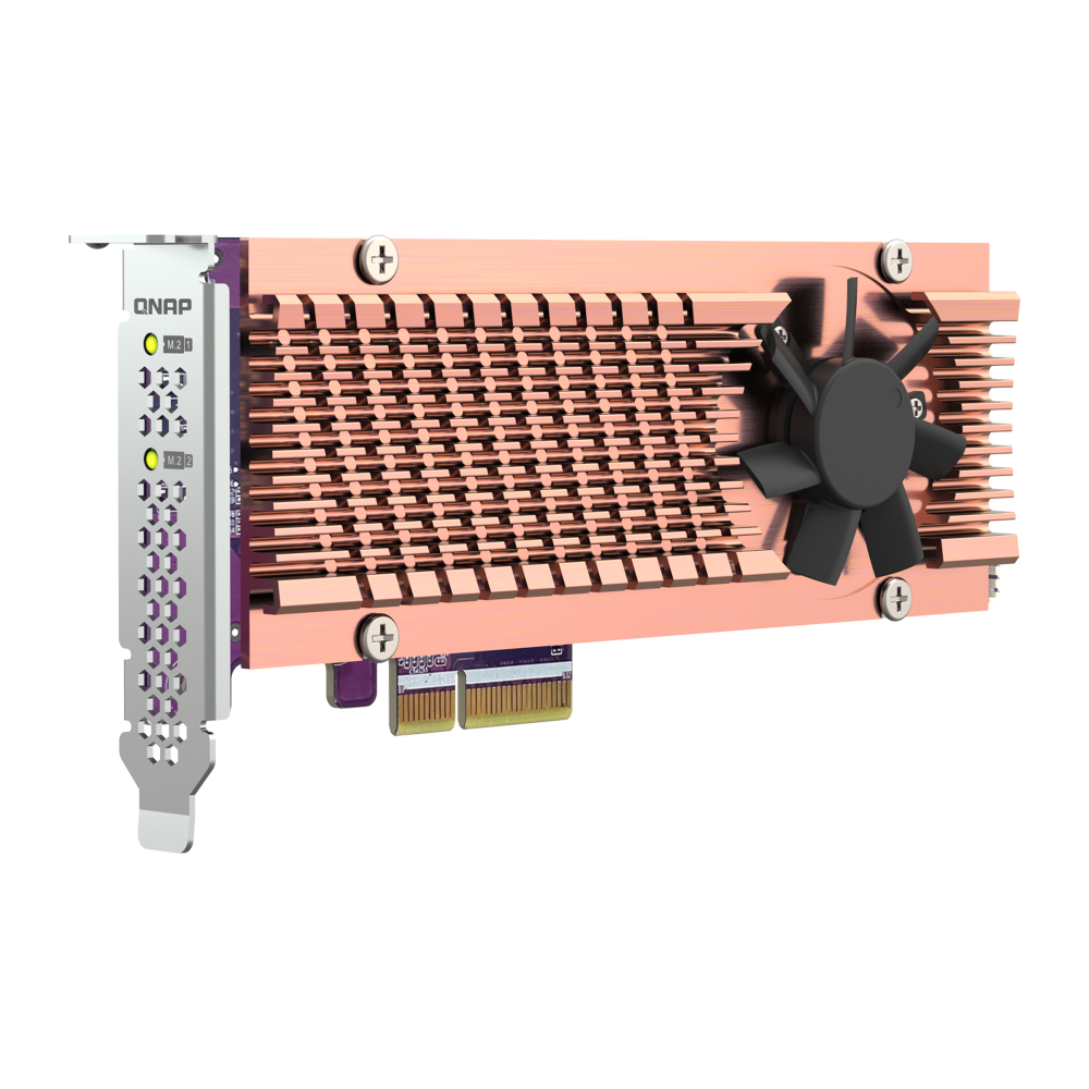 QNAP QM2-2P-344A Expansion Card Side View 4